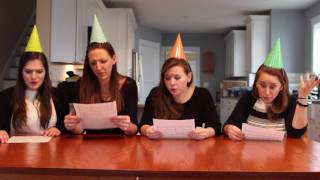 Girls Quartet sings Happy Birthday [upl. by Lothair]