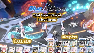 Blue Archive Global  Total Assault Chesed Indoor Insane [upl. by Innis596]