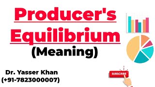 Producers Equilibrium  Meaning [upl. by Skipton]