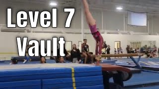 2023 USAG Colorado State Meet  Emersyn Level 7 Vault  Colorado Aerials [upl. by Faden]