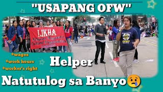 IPAGLABAN ANG KARAPATAN NG MGA OFW SA HONGKONG [upl. by Monda]