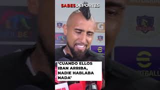 NADIE decía NADA  ARTURO VIDAL se refiere a la DENUNCIA a COLO COLO chile colocolo vidal [upl. by Unni]