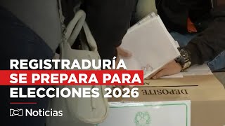 Así se prepara la Registraduría para las elecciones de 2026 [upl. by Itsyrc]