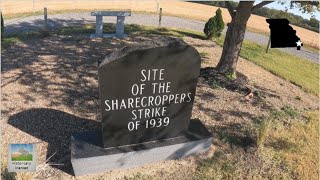 Site of the 1939 Sharecroppers Strike near Charleston Missouri [upl. by Lletnahs338]