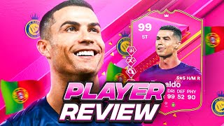 5⭐5⭐ 99 PREMIUM FUTTIES RONALDO SBC PLAYER REVIEW  FC 24 Ultimate Team [upl. by Cleasta41]