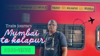 Mumbai To Kolhapur Train journey By 17411 Mahalaxmi Express [upl. by Krasnoff]