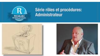 Rôles et procédures Ladministrateur [upl. by Analla]