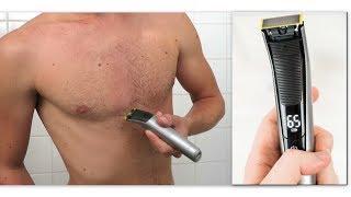 KÖRPERBEHAARUNG SCHNELL ENTFERNEN mit dem Philips OneBlade Pro  Schnell  Einfach [upl. by Tonneson]