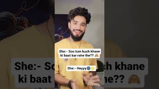 Sharam aati hai 🙂😂 aarushers share [upl. by Ewnihc556]