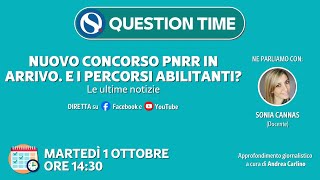 Nuovo concorso PNRR in arrivo E i percorsi abilitanti Le ultime notizie [upl. by Nasaj144]