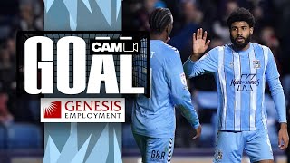 Ellis Simms scores ANOTHER HATTRICK as Coventry City beat Rotherham 50 🤩  GoalCam 🎥 [upl. by Teerell]