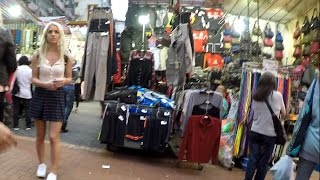 Ladies Market in Hong Kong  GoPro [upl. by Aihsei]