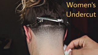 How to do a Womans Undercut  Tutorial [upl. by Ennaira]