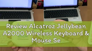 Review Alcatroz Jellybean A2000 Wireless Keyboard amp Mouse Set  Jellybean A200 Wireless Keyboard On [upl. by Lotus]