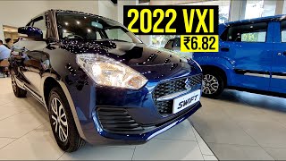 Maruti Suzuki Swift VXI 2022 On Road Price Features Interior and Exterior Review [upl. by Nycila]