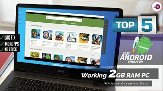 Top 5 Lightweight Android Emulators for 2GB RAM PCs  Smooth Performance [upl. by Rae]