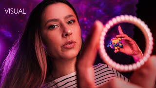 Visual ASMR for sleep 😴 up close visual triggers with mouth sounds hand sounds [upl. by Nagaet]