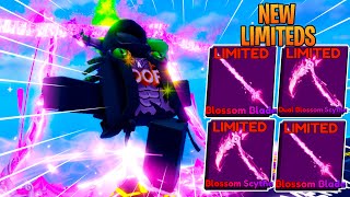 NEW BLOSSOM LIMITED PACK SHOWCASE In Roblox Blade Ball [upl. by Berman]