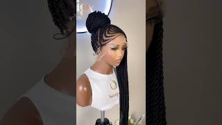 hairloss alopecia braidedwig frontalinstall grwmhair wigtutorial wiginstall braidstyles wig [upl. by Philipa]