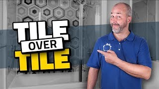 How To Tile Over Tile [upl. by Valenta]