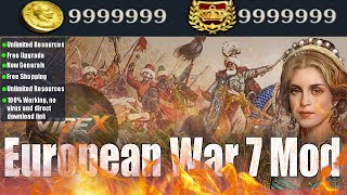 European War 7 Mod Apk Unlimited Resources New Mod [upl. by Ashok534]