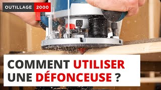 Bien utiliser une défonceuse [upl. by Priebe]