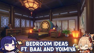 Bedroom Ideas for Baal amp Yoimiya  Serenitea Pot  Genshin Impact [upl. by Eedeed33]