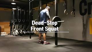 DeadStop Front Squat [upl. by Nnel444]