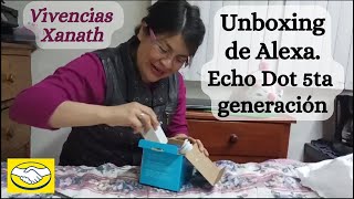 Unboxing y configuración de Alexa Echo Dot 5ª generación amazon alexa mercadolibre [upl. by Muldon]