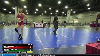 Schoolboy 125 Ryder Rogotzke Minnesota Vs Antrell Taylor Nebraska [upl. by Soilissav434]