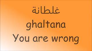 Saad Lamjarred Ghaltana Lyrics Video with English [upl. by Annahahs]