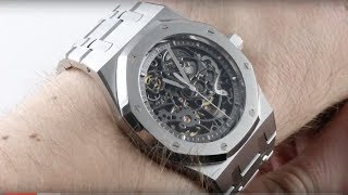 Audemars Piguet Royal Oak Openworked 15305STOO1220ST01 Luxury Watch Review [upl. by Einwat981]