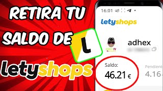 Cómo Retirar tu Saldo de LETYSHOPS a tu Banco o Paypal 2024 [upl. by Accem]