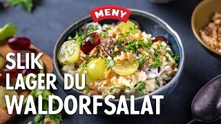 Slik lager du hjemmelaget waldorfsalat [upl. by Meridith]