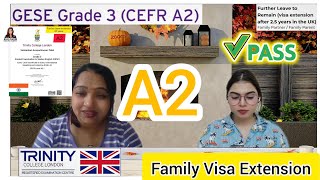 A2 English Test SELT Spoken Exam GESE Grade 3 Visa Extension Life in the UK [upl. by Nairad]