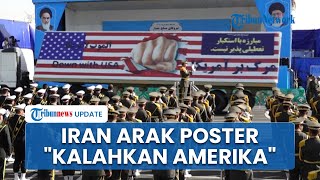 Cara Iran Permalukan Sekutu Israel Arak Poster Kalahkan Amerika saat Parade Militer di Teheran [upl. by Anayi445]