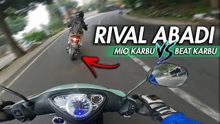 SATMORI KE LEMBANG  KETEMU RIVAL ABADI BEAT KARBU   MIO 150 CC HARIAN KLEP SONIC [upl. by Rew213]