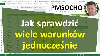 excel760  Jak sprawdzić wiele warunków jednocześnie  funkcja ORAZ funkcja LUB [upl. by Pathe693]