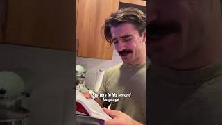 Italian Husband Tries to Pronounce Regular English Words 😭 Stanzipotenza Thechrisbarnett [upl. by Sutherland879]