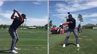 Brooks Koepka  Slow motion driver swing analysis [upl. by Natsreik]