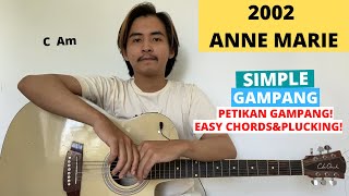 TUTORIAL PETIKAN 2002  Anne Marie Tutorial Gitar CHORD SIMPLE GAMPANG [upl. by Marcie]