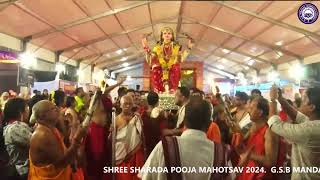 GSB MANDALDOMBIVLI PRESENTS SHREE SHARADA POOJA MAHOTSAV 2024 26th YEAR CELEBRATION DAY 6PART 2 [upl. by Rahel]