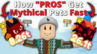 How PROS get Mythical Pets FAST on Pet Simulator X [upl. by Ynhoj]