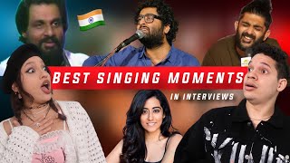 Latinos React to Best Singing Moments in INDIAN SINGERS Interviews [upl. by Iatnwahs313]