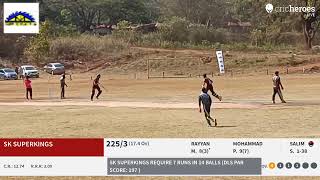 Live Cricket Match  SIBASA SUPER STARS vs SK SUPERKINGS  11Aug24 0910 AM 20 overs  VPL Venda [upl. by Ewell]