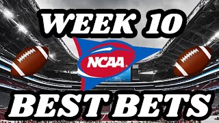 NCAAF Picks and Predictions Week 10 [upl. by Atteuqcaj581]