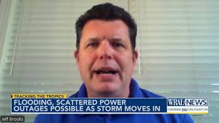 Flooding scattered power outages possible on WRAL Weather Alert Day Monday [upl. by Ackerley512]