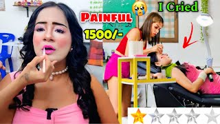 I Went to Thailands WORST Reviewed Makeup Artist 😱 I CRIED 😭 GONE Painful 🤮 Rs1500 [upl. by Ahsenid221]