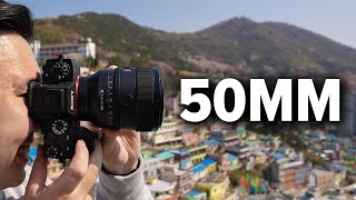 How I Use a 50mm for Travel Photography  Busan South Korea 2021 [upl. by Earley487]