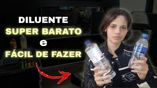 Diluente CASEIRO para TATUAGEM Só 2 INGREDIENTES FIZ EM MENOS DE 5 MINUTOS ❗ [upl. by Nosam396]